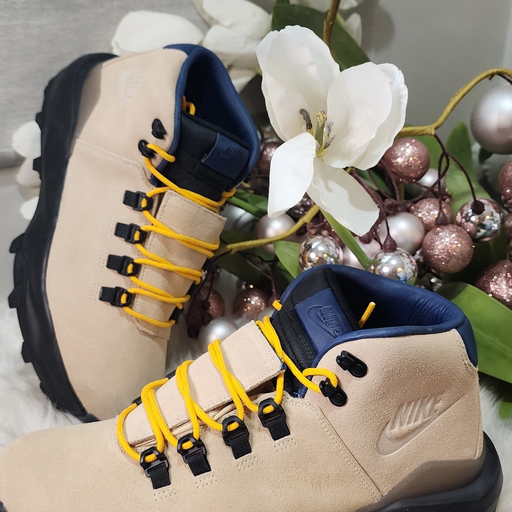 Nike Cygnal Men's Shoes (FV4332-201, Desert Ore/Black/University Gold/Navy) sz12 - Picture 5 of 8